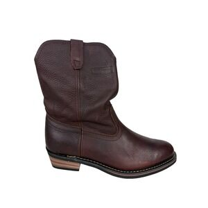 Adtec Mens 12 M Boots Wellington Brown Oil Tanned Leather 1552 Water Resistant